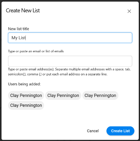 create distribution list mailbird