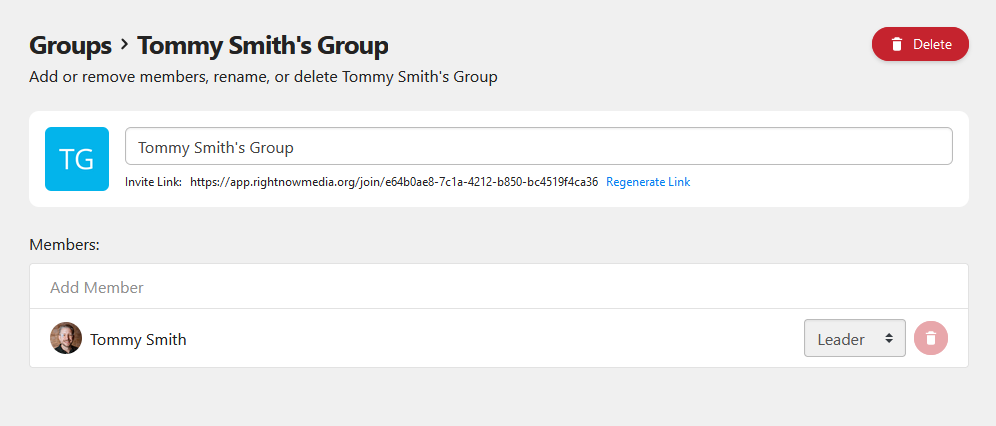 How do I create a new group?