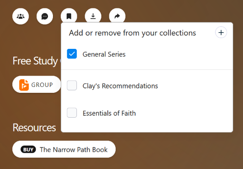What is My Collections content and how do I access it?