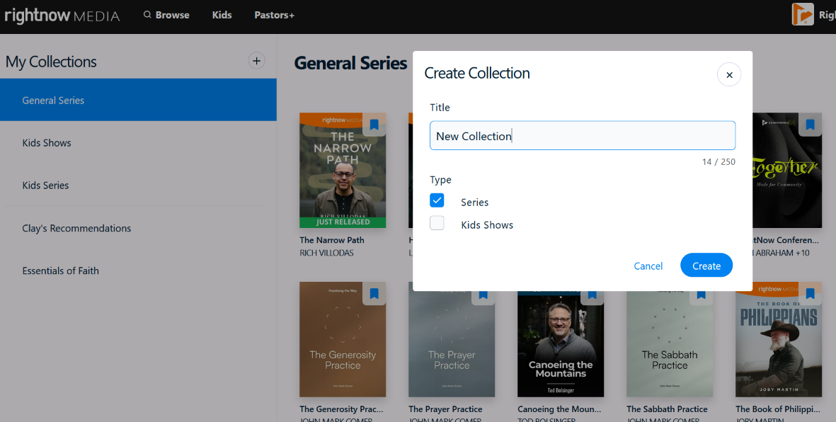 What is My Collections content and how do I access it?