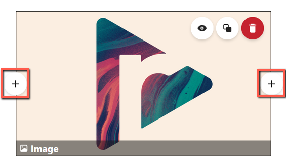 How do I add an Image slide to Interactive Content?
